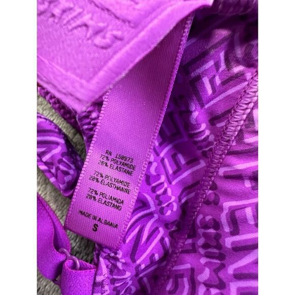 NWOT Fendi x Skims Square Neckline Sleeveless Crop Top Purple Small - Picture 11 of 12